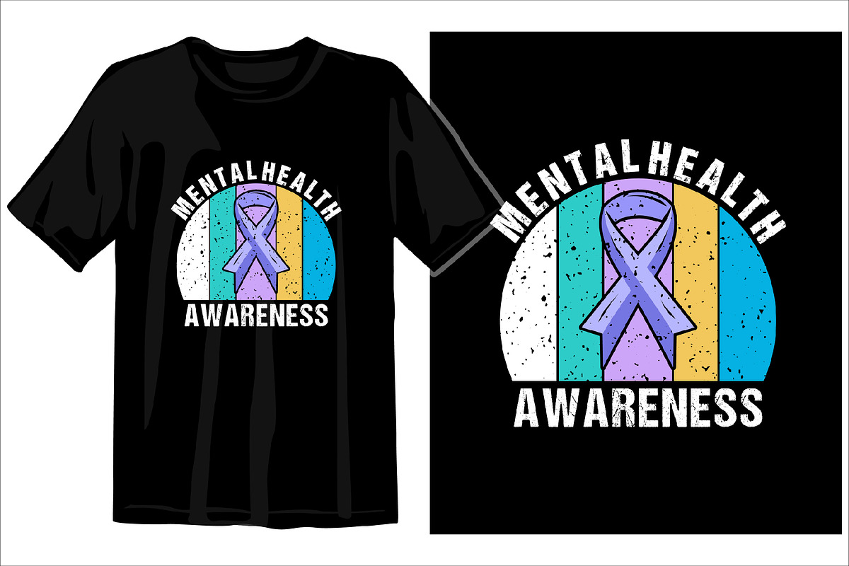 Mental Health Awareness T-Shirt set, an Illustration by Amazin_art (Photo 5 of 9)