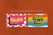 Jamoa Script – Playful Groovy Script, a Handwritten Font by Four Lines Std. (Thumbnail 9 of 9)