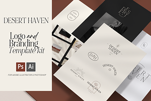 Desert Haven Logo Template Kit