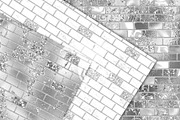 Silver Brick Walls Digital Paper, a Texture Graphic by Digital Curio (Thumbnail 4 of 7)