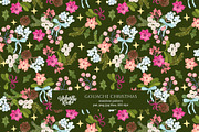 Gouache Christmas Pattern, a Pattern Graphic by Webvilla Studio (Thumbnail 1 of 5)