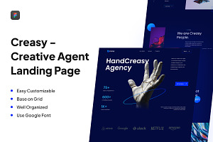 Creative Agent Landing Page