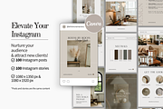 Interior Design Instagram Templates, a Social Media Template by Warmsoulgallery (Thumbnail 2 of 11)