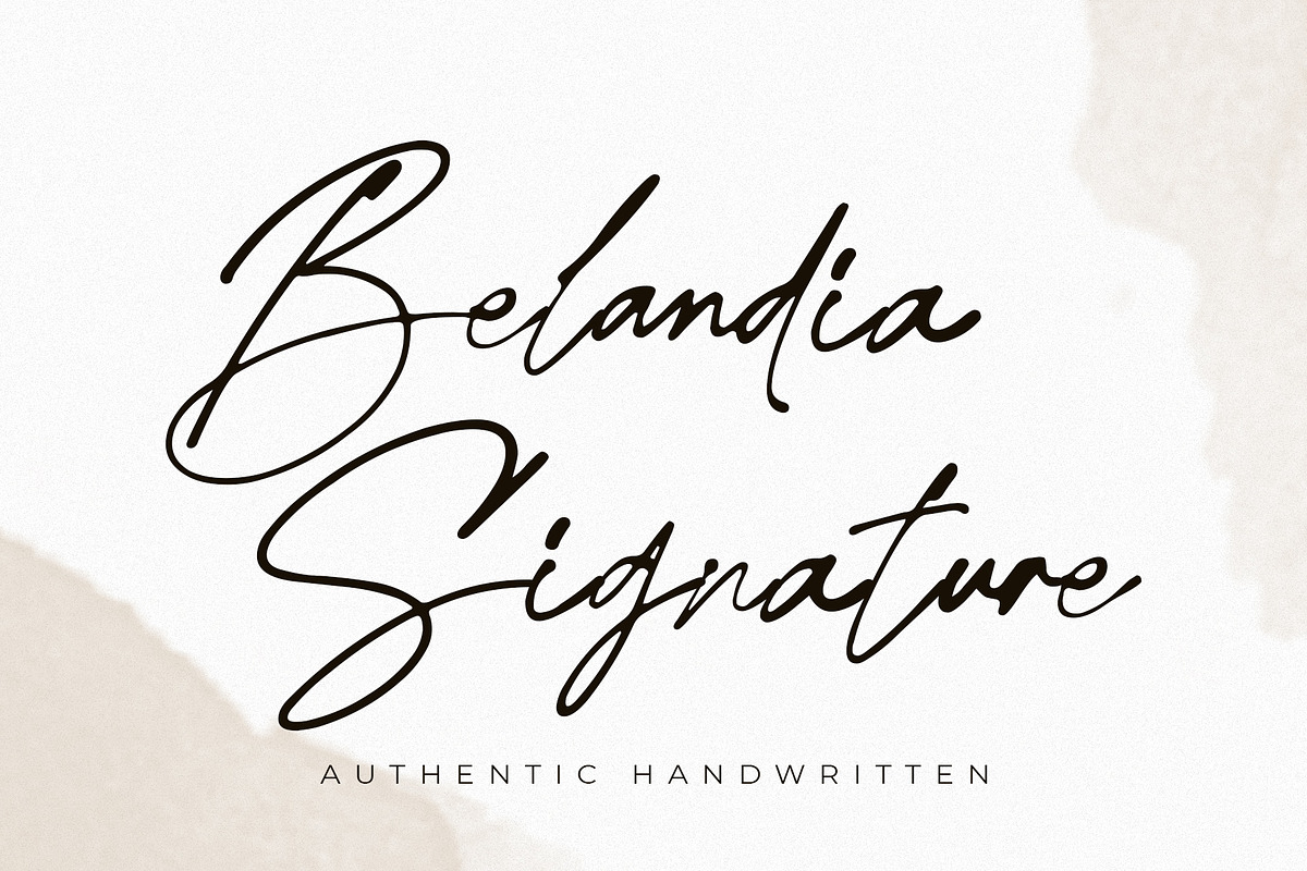 Belandia Signature, a Script Font by MJB Letters (Photo 11 of 11)