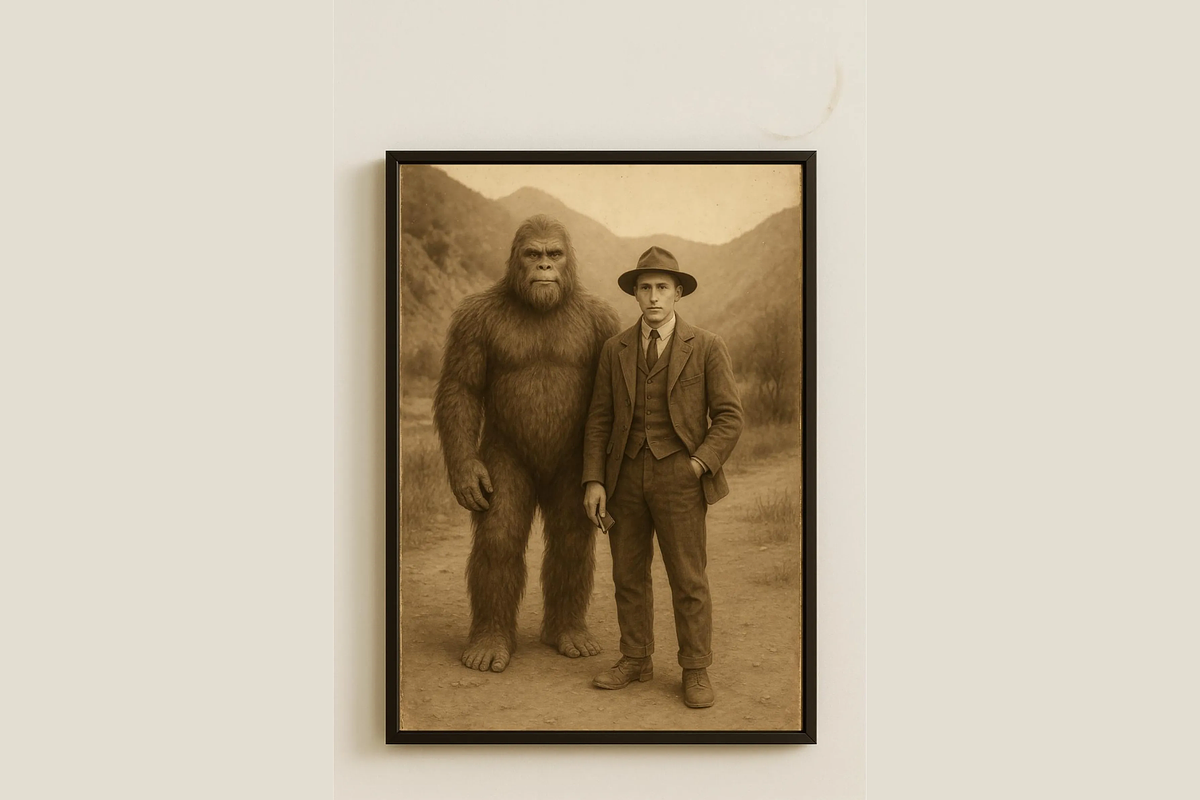 Custom Sasquatch Portrait | Bigfoot, a Person Illustration by HubbaDigitals (Photo 6 of 7)