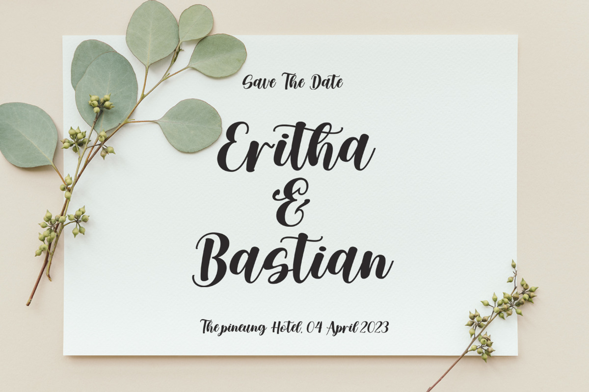 Childa, a Script Font by Nurul_kamal (Photo 4 of 14)
