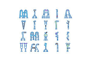 Mobility assistance and, an Object Graphic by pikepicture