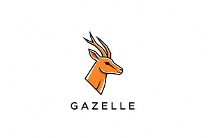 Gazelle Logo Emblem, a Branding & Logo Template by Logocreative