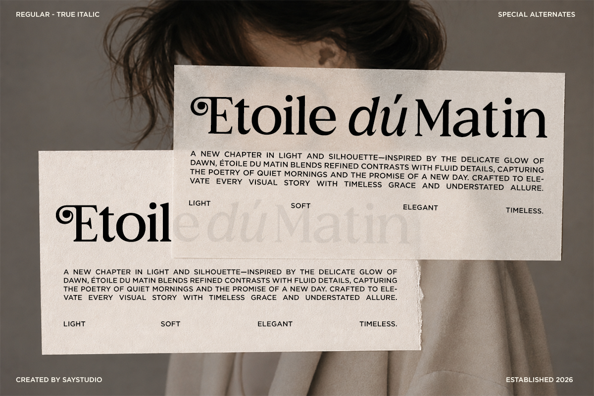 Harvellia - Luxury Magazine Serif, a Serif Font by Say Studio (Photo 5 of 10)