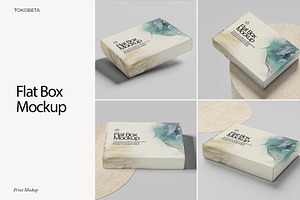 Flat Box Mockup