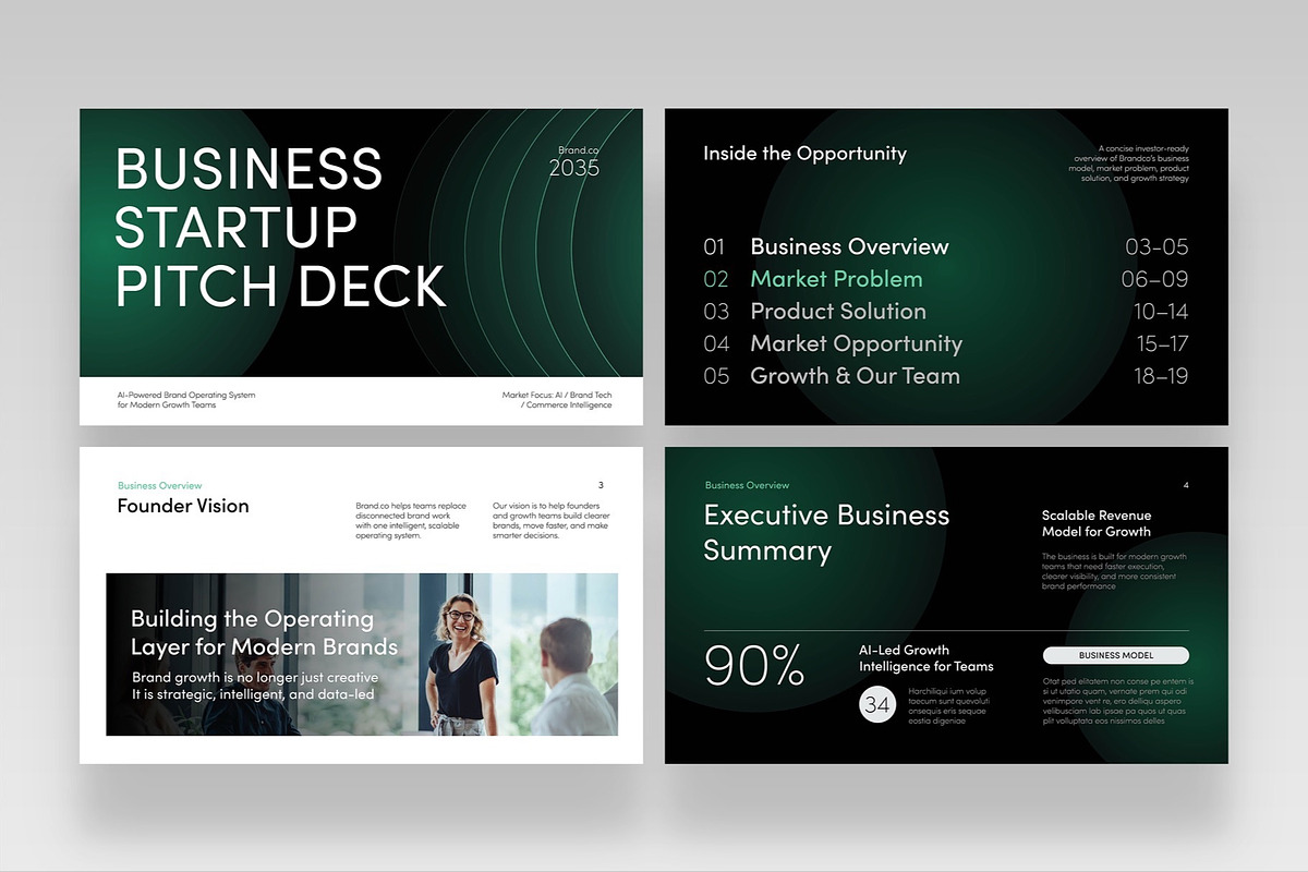 Business Startup Pitch Deck, a Presentation Template by BrandPacks (Photo 2 of 7)