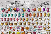 Easter Cartoon Objects Set, an Object Graphic by BALABOLKA (Thumbnail 2 of 4)