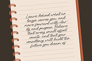 Outside Boston, a Script Font by Rahagita Studio (Thumbnail 6 of 12)