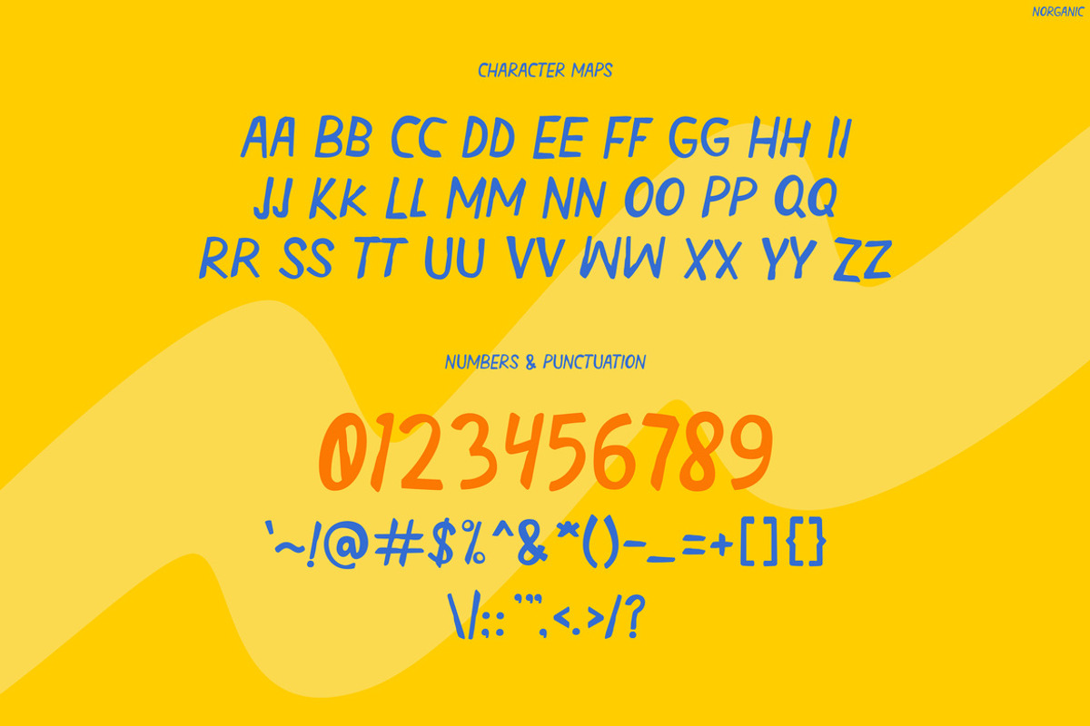Norganic, a Script Font by Pinisi ART (Photo 2 of 10)