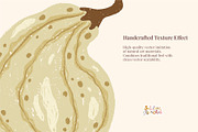 Textured Autumn Pumpkins collection, a Seasonal Illustration by Svitlana Kharchuk (Thumbnail 9 of 12)