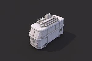 Low Poly Van