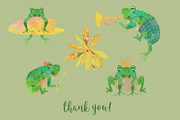 Animals Bundle Watercolor, an Animal Illustration by watercolor kamill (Thumbnail 13 of 13)