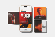 Social Media Post Mockup, an iPhone Mockup by Graphicbars (Thumbnail 5 of 11)