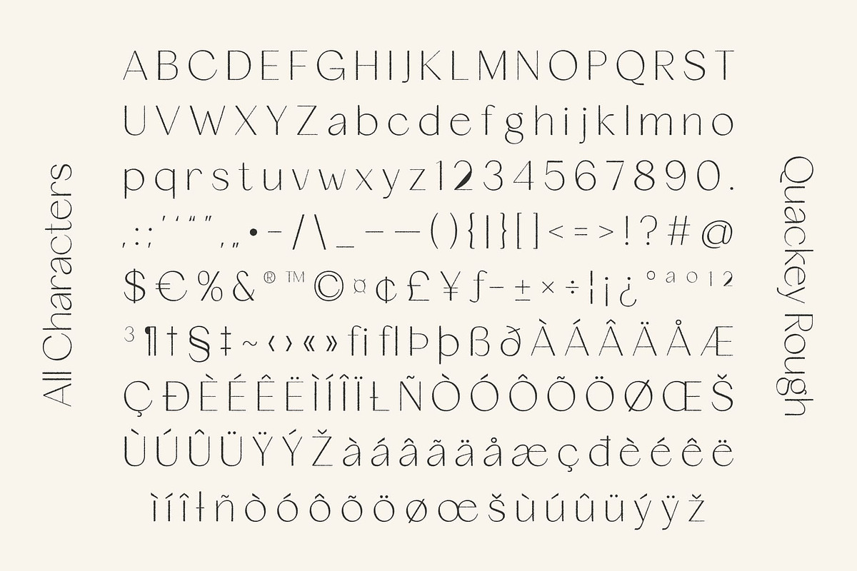 Quackey Rough, a Sans Serif Font by Craft Supply Co. (Photo 8 of 8)