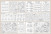 Christmas village coloring games, an Education Illustration by Lexi Claus (Thumbnail 5 of 15)
