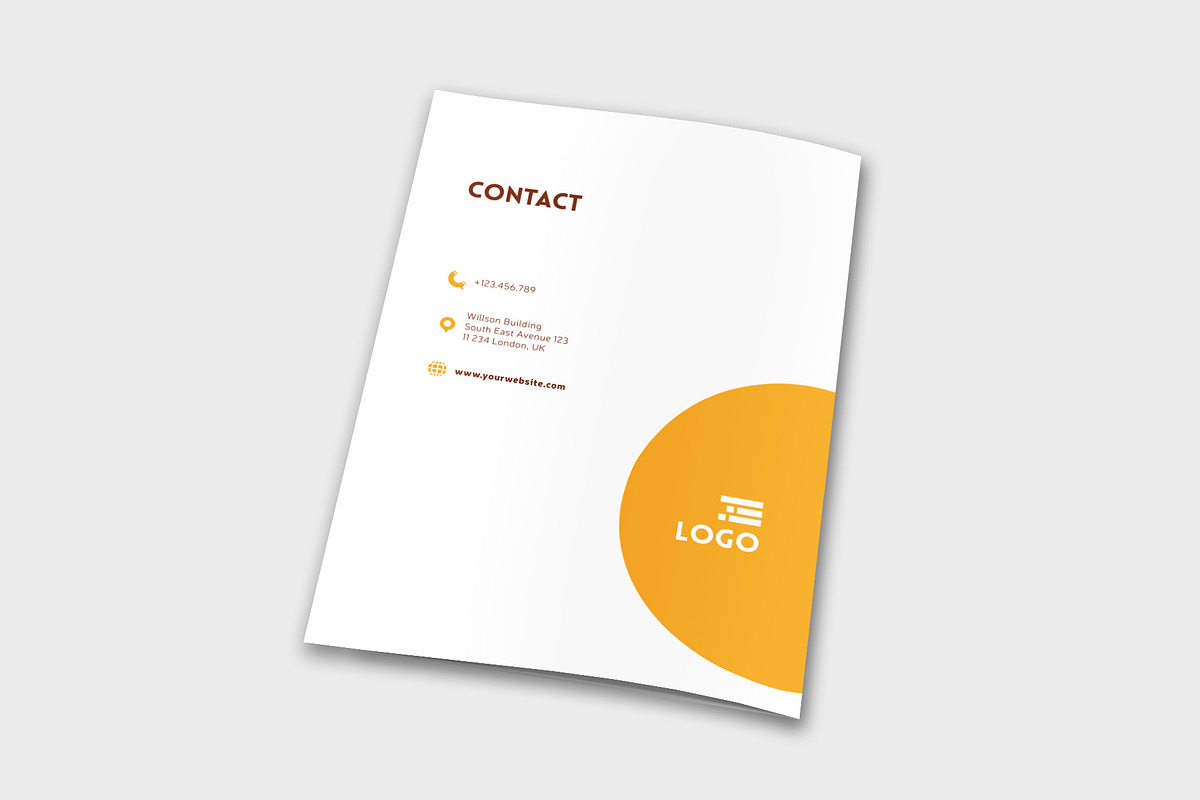 Circular Yellow Booklet, a Brochure Template by velvetmade.designs (Photo 9 of 9)