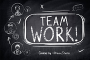 Orion Chalk Font, a Symbol Font by Allouse Studio (Thumbnail 3 of 9)