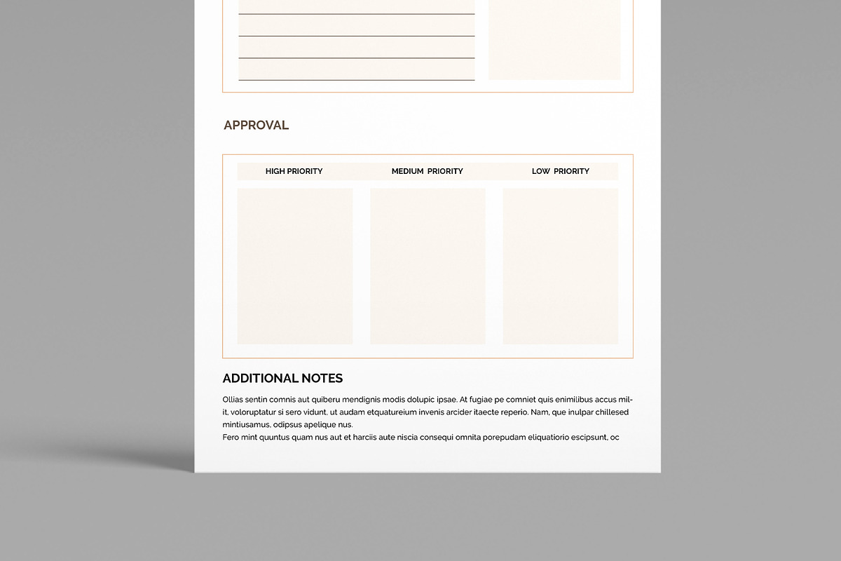 Project Planner Template, a Stationery Template by MightyDesign (Photo 7 of 10)