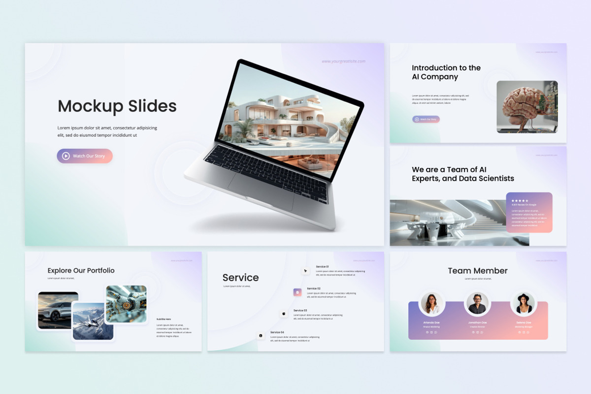 Artificial Intelligence Company PPTX, a Presentation Template by Antstheme (Photo 2 of 2)