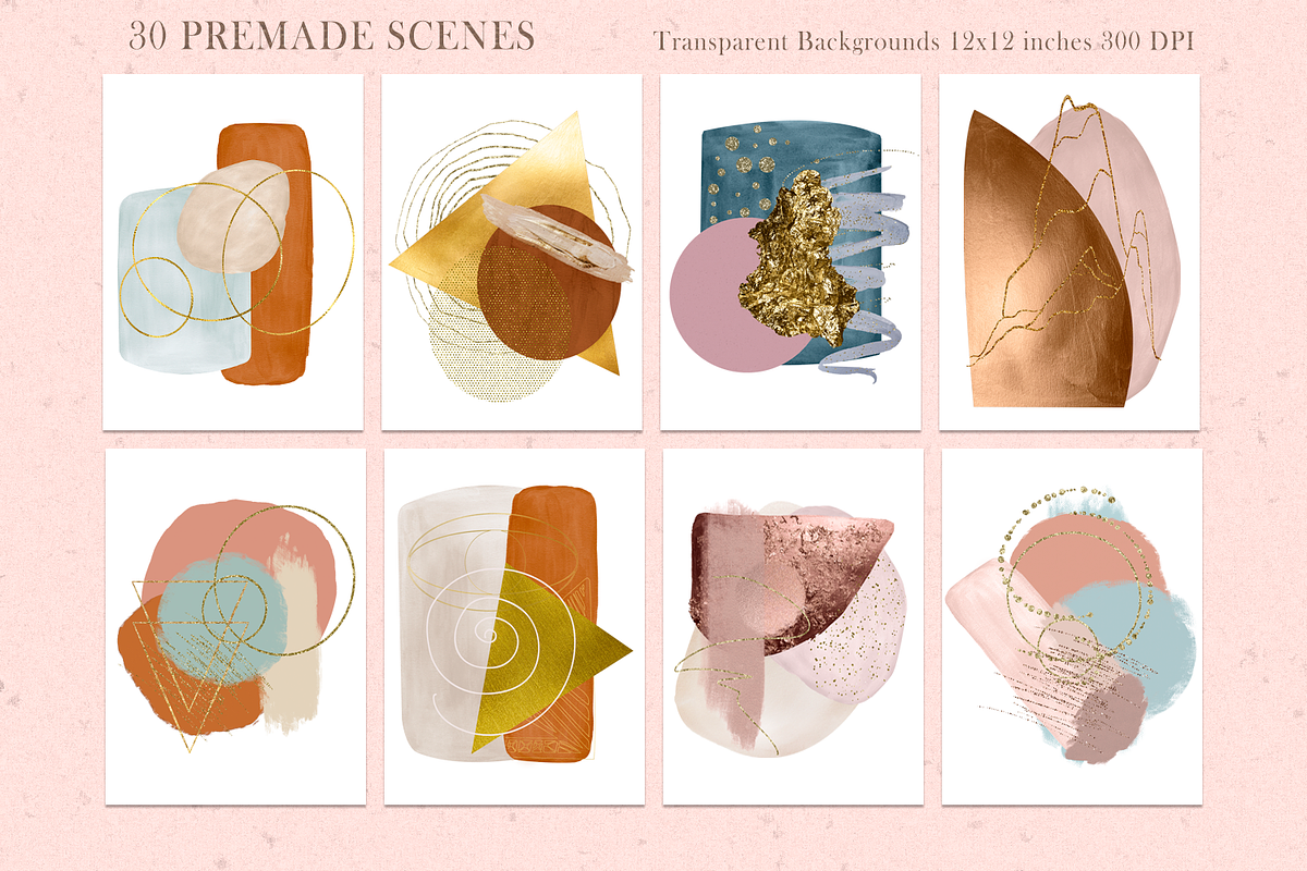 Abstract Watercolor Bundle, a Texture Graphic by Photohacklovers (Photo 6 of 27)