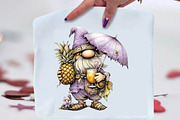 Whimsical Summer Gnome Clipart, a Person Illustration by SVGArt (Thumbnail 3 of 3)