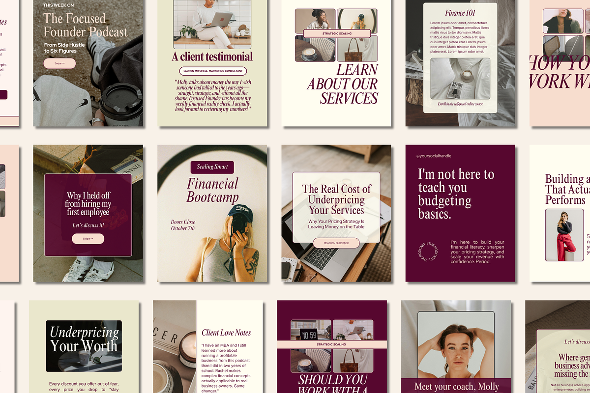 Canva Coach Instagram Template Bundle preview 2