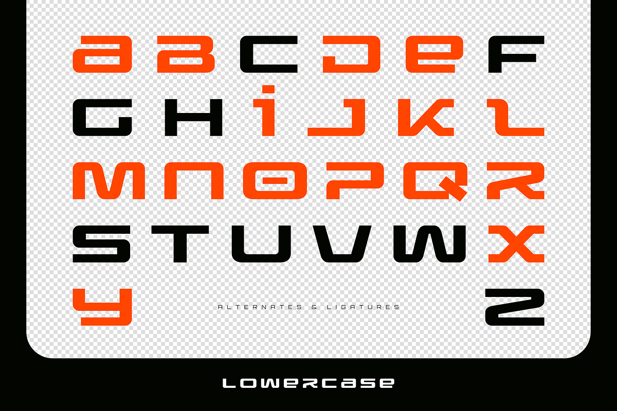 Crossfly Expanded Display Fonts, a Font by Namara Creative Studio (Photo 8 of 12)