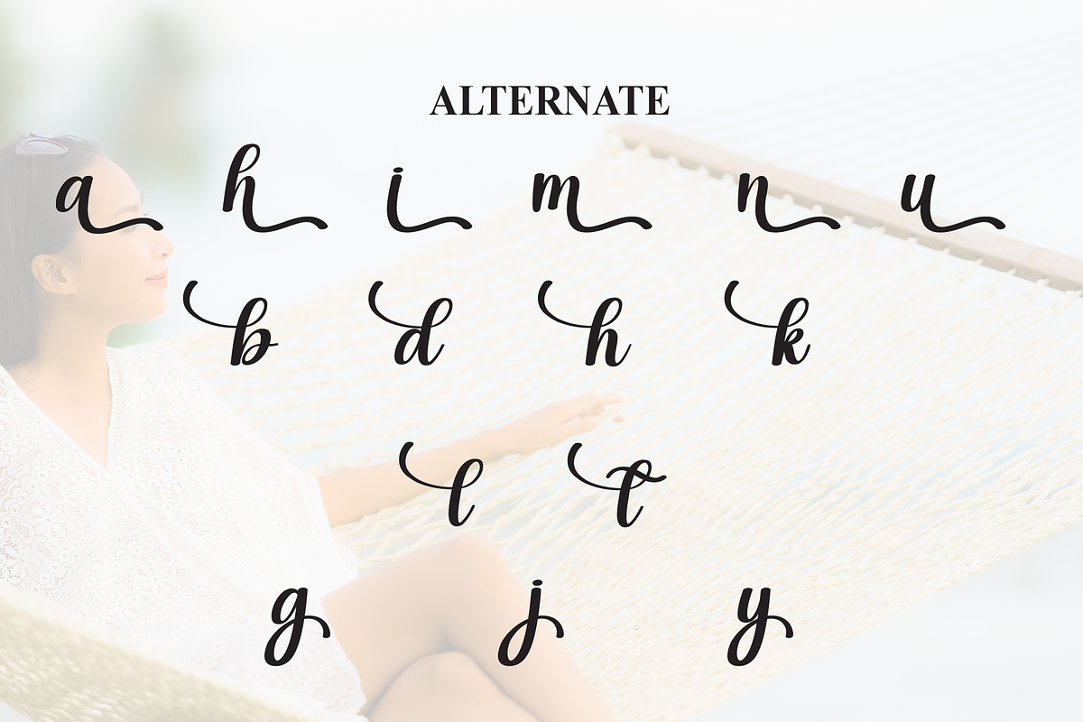 Sunday Chillin | Script Font, a Handwritten Font by Scratchones (Photo 8 of 9)