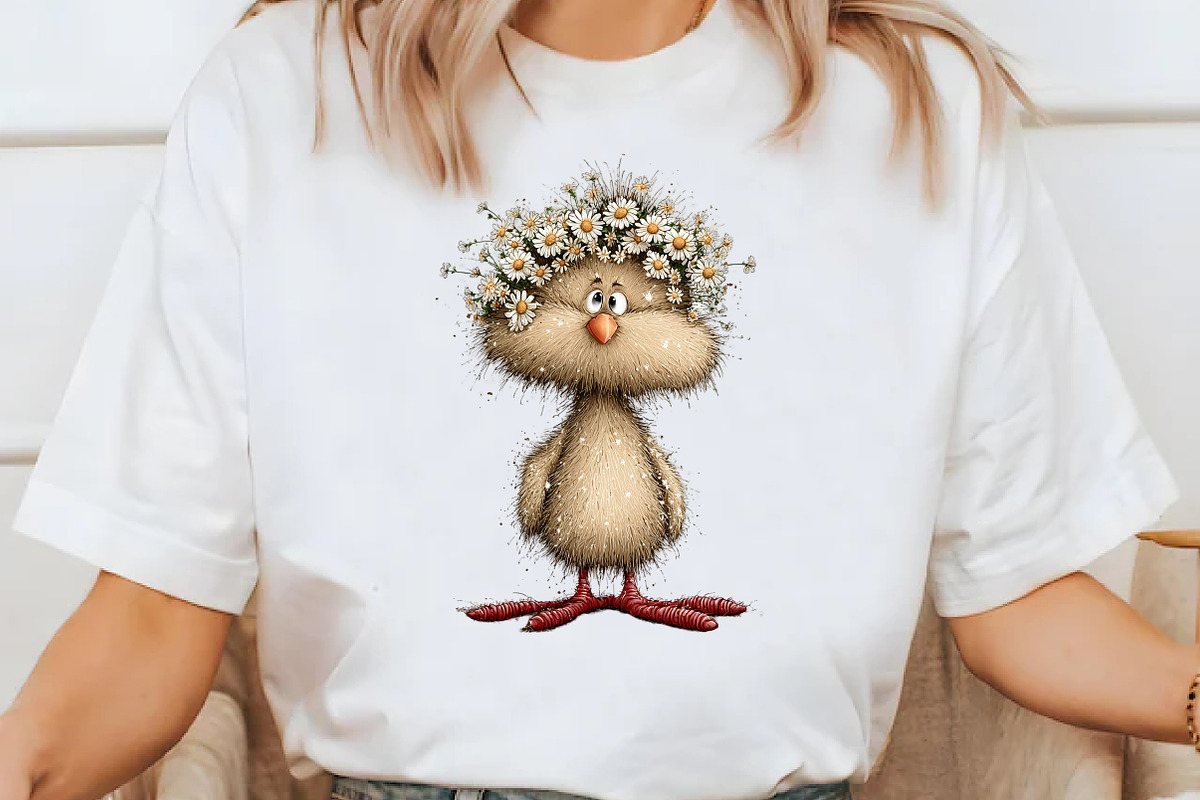 Whimsical Easter Chick Clipart, an Illustration by Designworld (Photo 6 of 10)