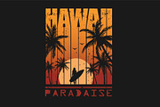 Hawaii.Print For T-shirt, an Animal Illustration by Vector Market (Thumbnail 1 of 3)