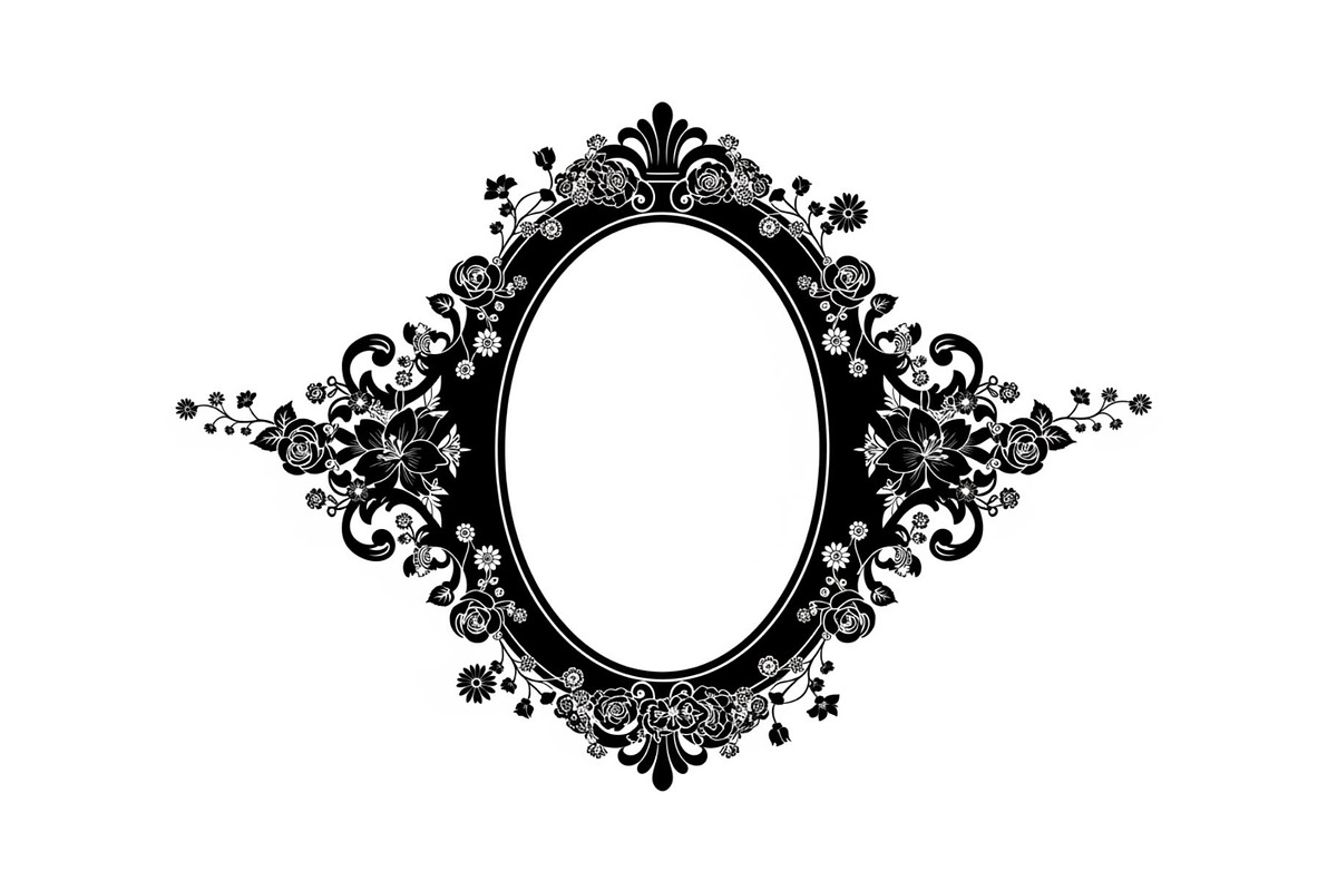 Vintage Ornate Oval Frame Bundle, an Illustration by jahid234 (Photo 13 of 31)