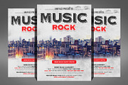 Music Concert Flyer, a Flyer Template by Graphic Templates (Thumbnail 1 of 4)