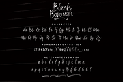 Black Borough Brush Font, a Script Font by sizimon (Thumbnail 2 of 9)