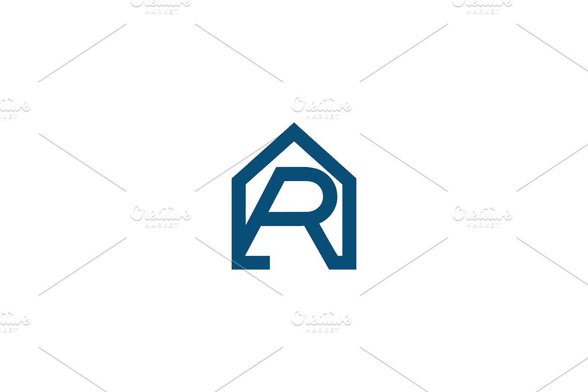 Modern AR Real Estate Monogram Logo, a Branding & Logo Template by Vectorium Studio (Photo 1 of 2)