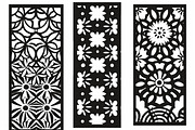 Elegant Floral Laser Cut Panel Bund, a Graphic by Creativeshirt (Thumbnail 4 of 10)