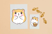 19 Cute Orange Hamster Character, an Animal Illustration by jongcreative (Thumbnail 3 of 6)
