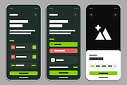Colorful Modern Mobile App Wireframe, an UI Kit Template by MightyDesign (Thumbnail 3 of 7)