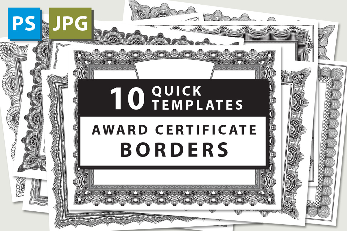 10 Award Certificate Templates, a Templates & Theme by MarkieAnn Creative (Photo 1 of 4)