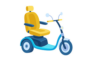 Stylish Electric Mobility, a Transportation Illustration by Things for designers