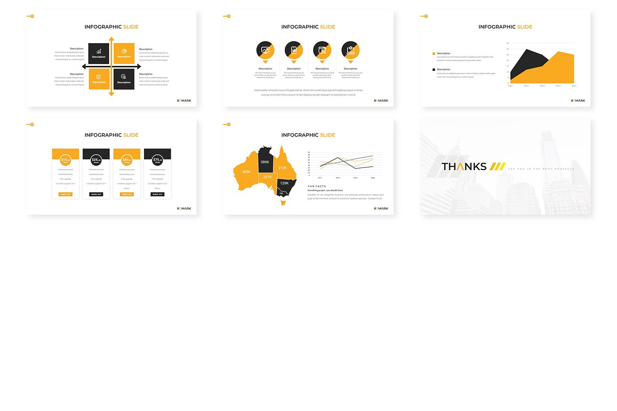 Remark - Powerpoint Template, a Presentation Template by inspirasign