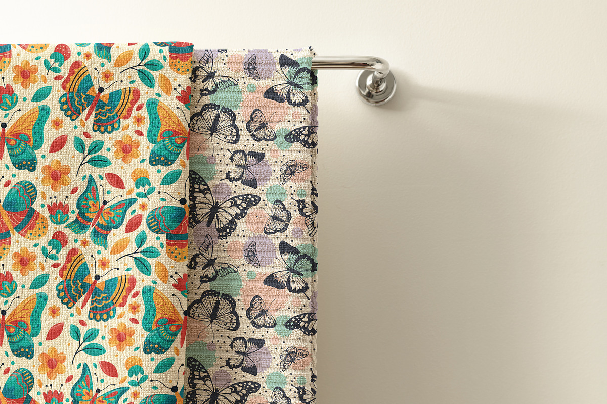 Butterfly Seamless Pattern, a Pattern Graphic by Digital Studio (Photo 8 of 11)