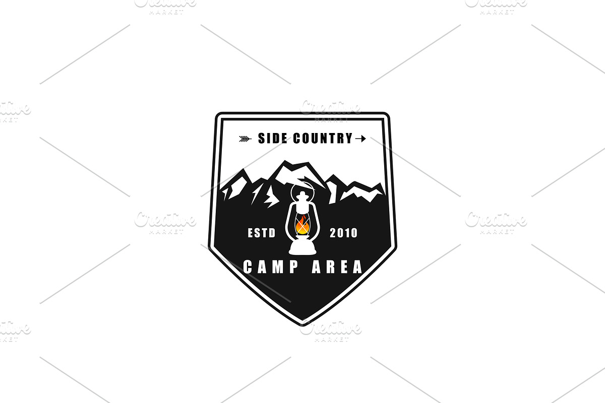 Adventure Camp Area Logo Design