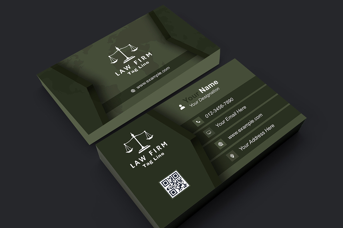 Modern Law Firm Business Card preview 7
