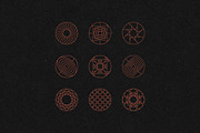 45 VINTAGE ROUND LOGOS, an Object Graphic by 2DFUNS (Thumbnail 7 of 8)