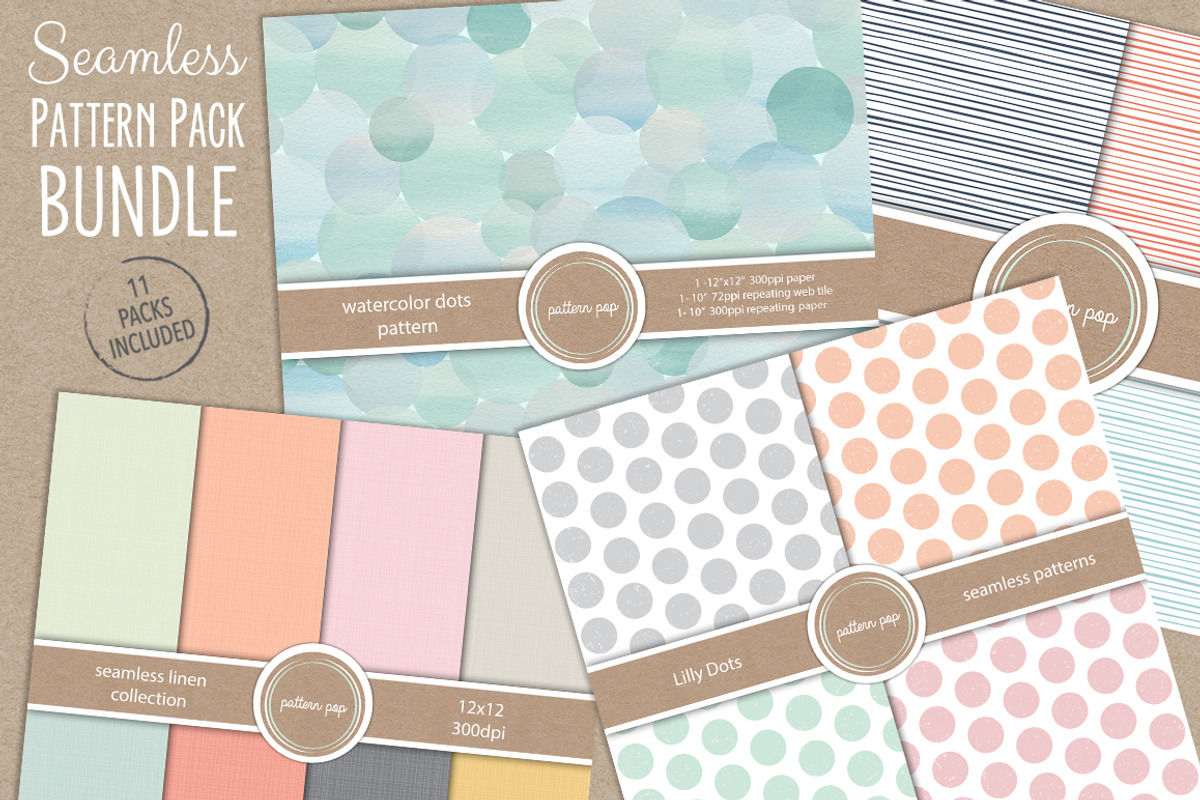Seamless Pattern Bundle preview 2